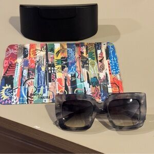 Barton Perreira Gino Perez Wailua Zyl Oversized Butterfly Sunglasses $630.00